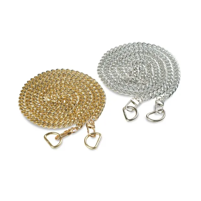 hobbii-zubeh-r-taschenkette-120-cm-metall-silber-gold-karabiner image 1