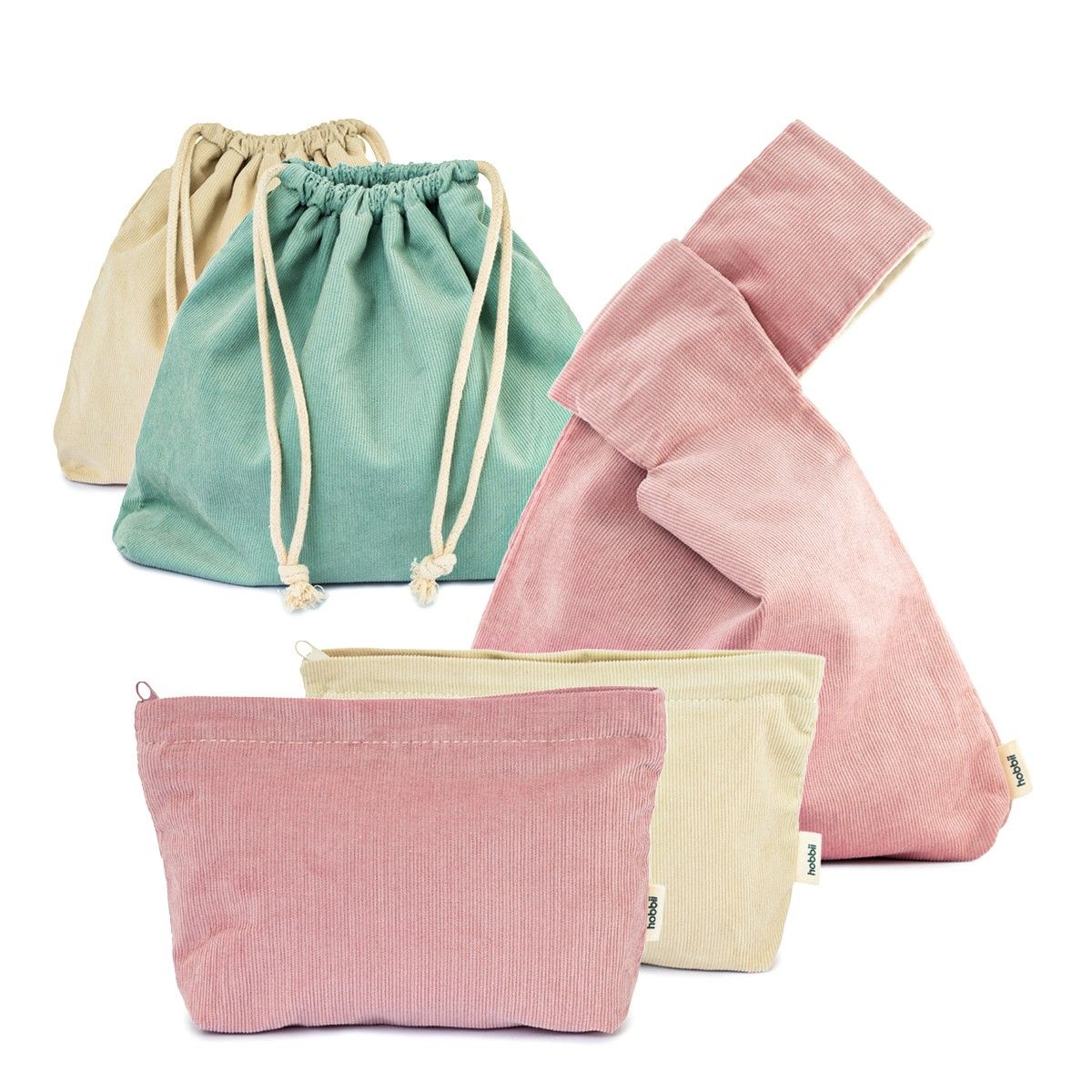 hobbii-zubeh-r-projekttasche-stricktasche-dusty-rose-samt image 5