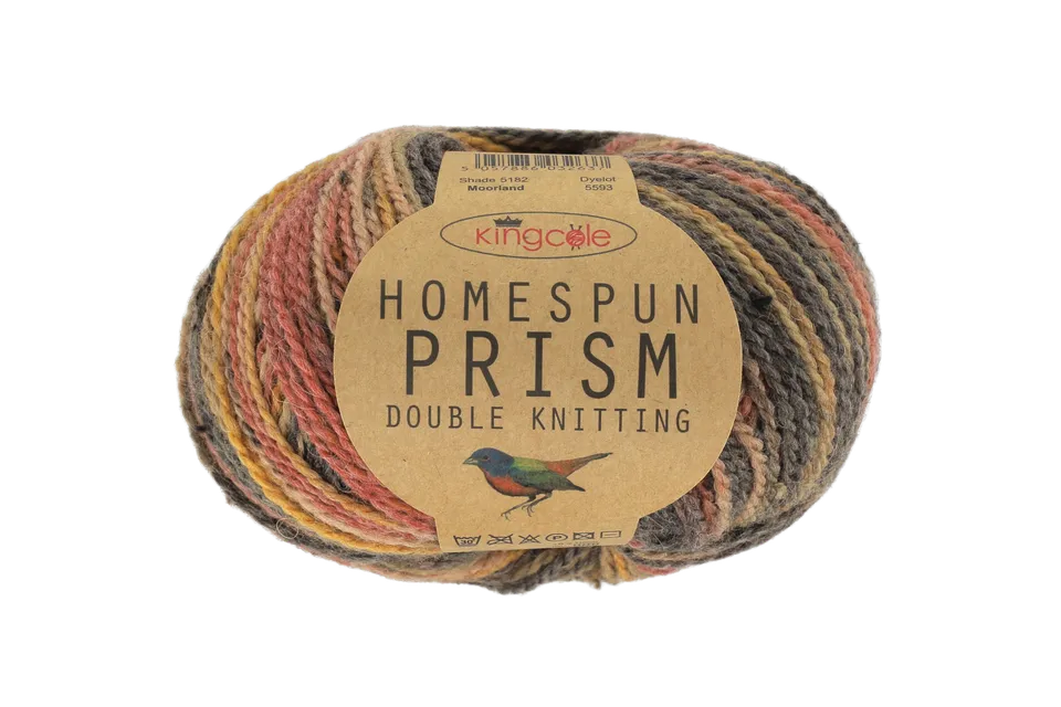king-cole-homespun-prism-dk-strickgarn-meliert-merino-alpaka image 1