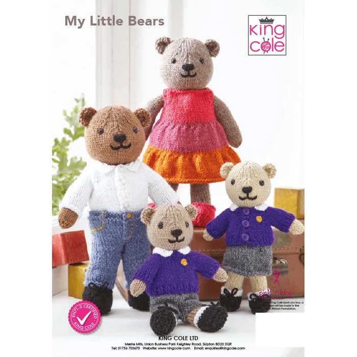 king-cole-my-little-bears-strickbuch-1-teddy-strickmuster image 2
