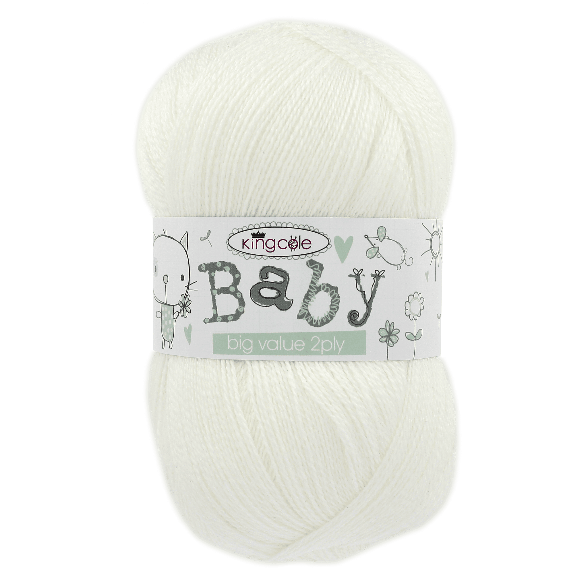 king-cole-big-value-baby-2ply-wolle-babywolle-neutral image 1