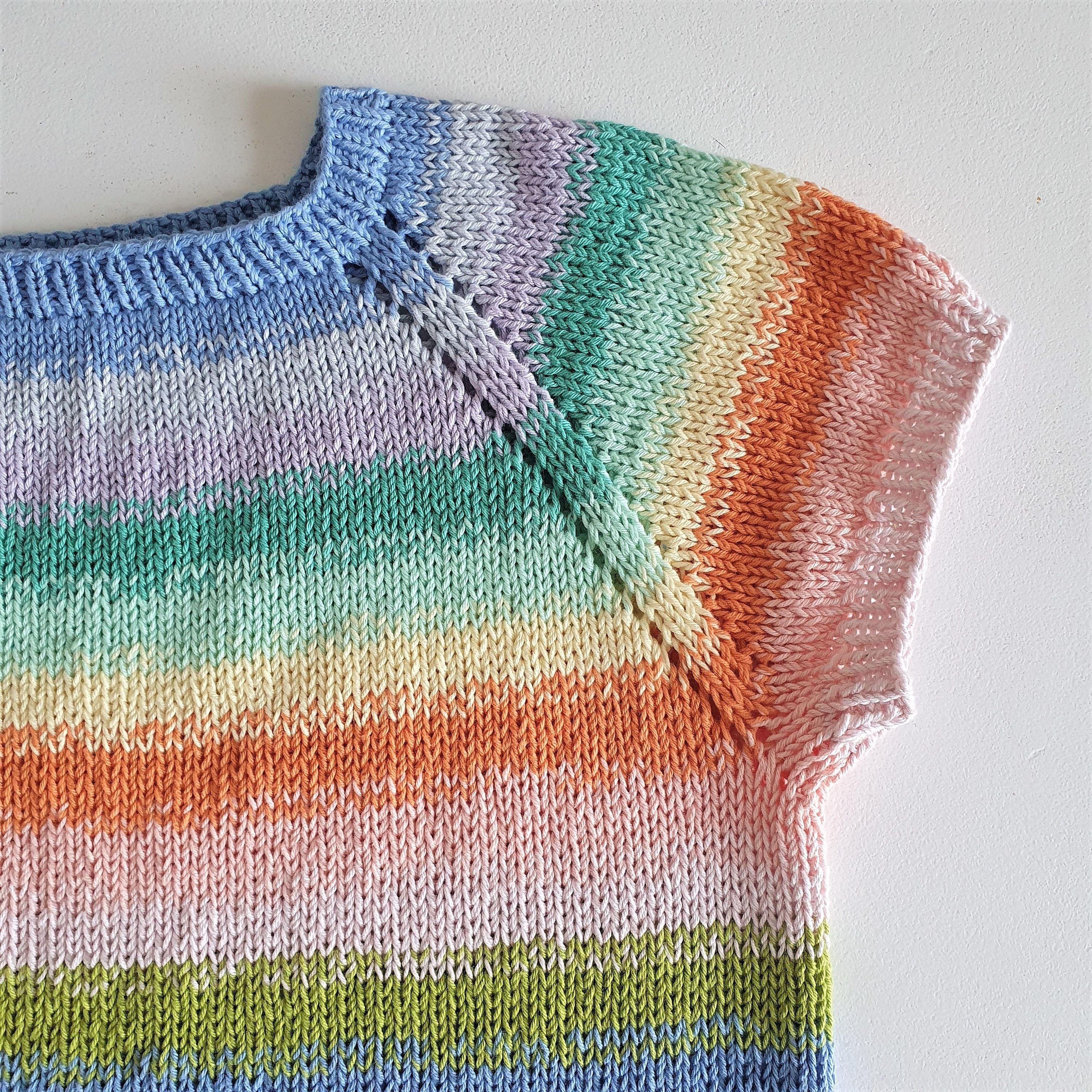 hobbii-linda-t-shirt-strickanleitung-small-streifen-baumwolle image 2