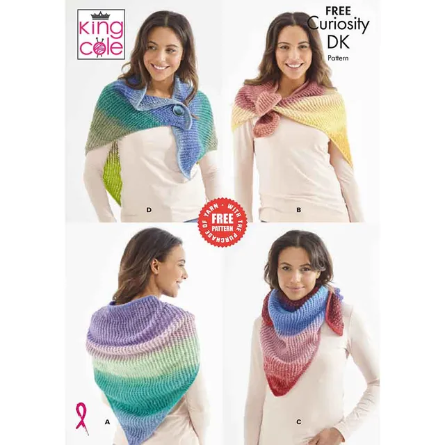 king-cole-shawls-tuch-strickanleitung-schultertuch image 1