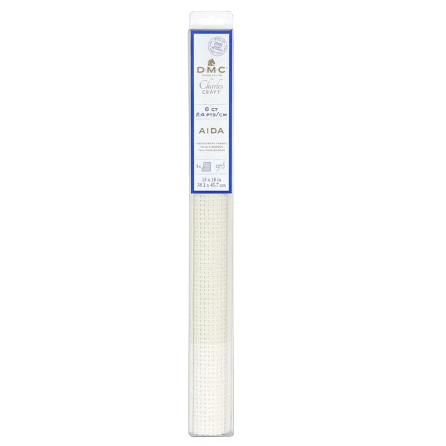 dmc-aida-kreuzstichstoff-ecru-38-1x45-7-cm-baumwolle image 1