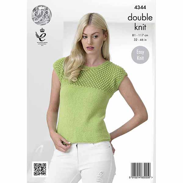 king-cole-patterns-4344-strickanleitung-top-cottonsoft-dk image 2