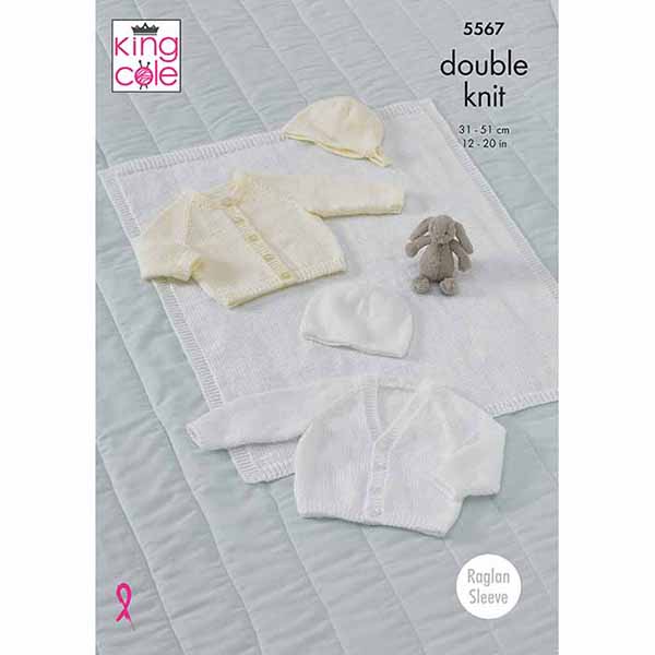 king-cole-patterns-5567-baby-set-strickanleitung-comfort-dk image 1