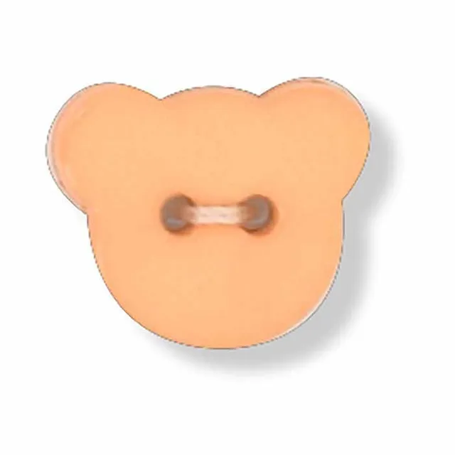 king-cole-haberdashery-knopf-teddyb-r-peach-24-ligne image 1