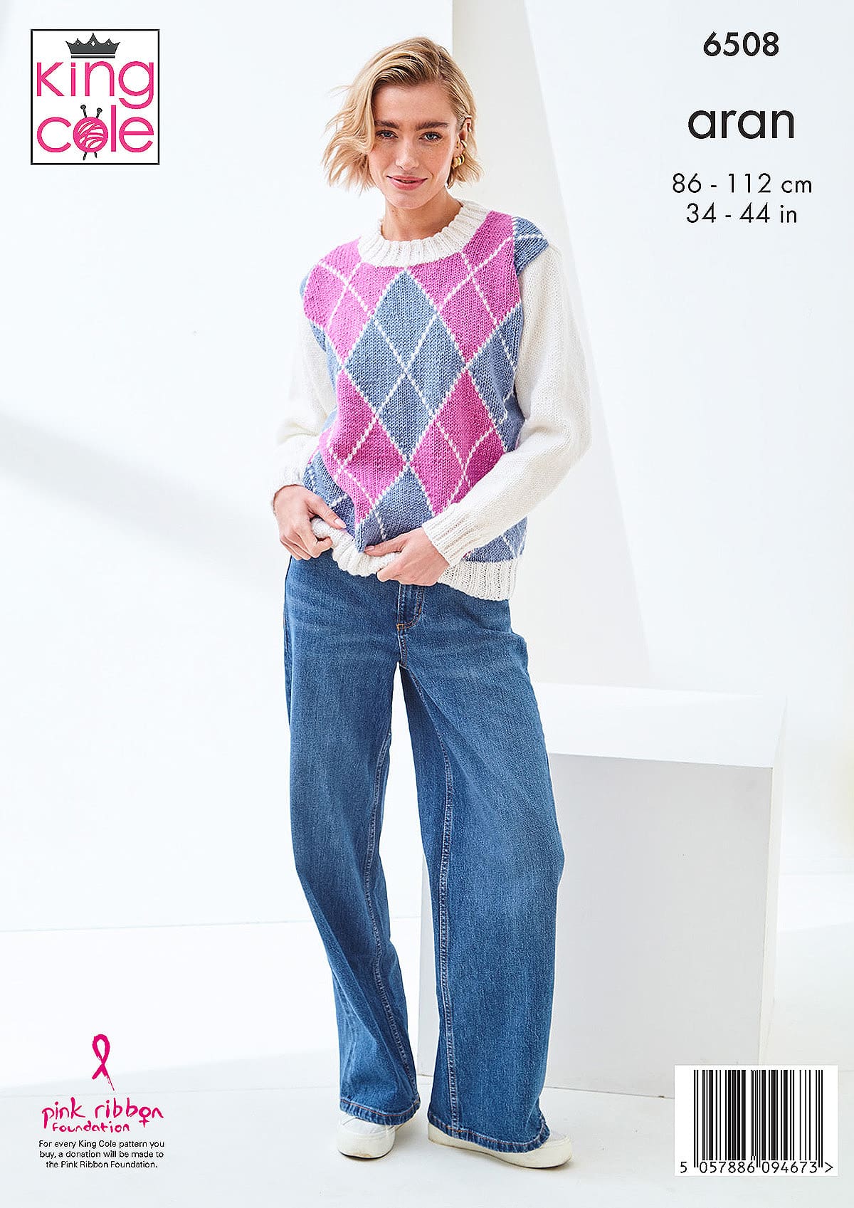 king-cole-patterns-6508-pullover-strickanleitung-fashion-aran image 2