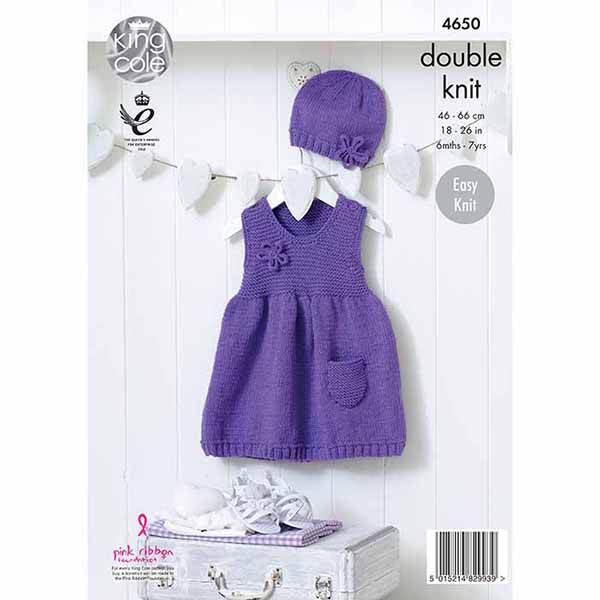 king-cole-4650-kleider-m-tzen-strickanleitung-cherished-dk image 2