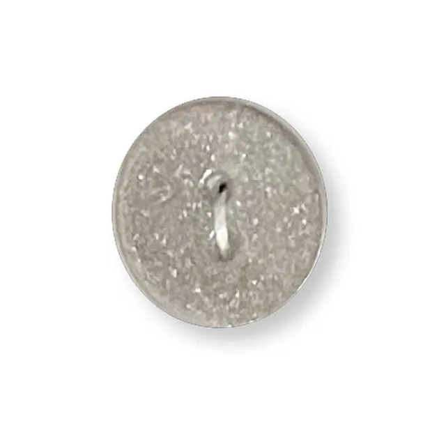 king-cole-glitzer-flachknopf-silber-32-ligne-rundknopf image 1