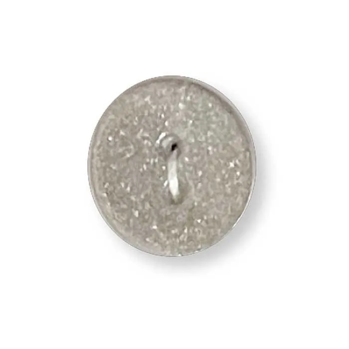 king-cole-glitzer-flachknopf-silber-32-ligne-rundknopf image 1