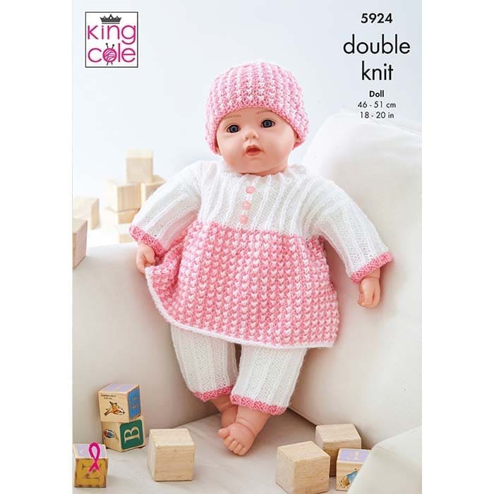 king-cole-patterns-5924-strickanleitung-puppenkleidung-pricewise-dk image 1