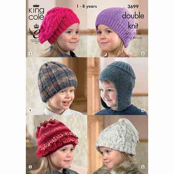 king-cole-3699-m-tzen-strickanleitung-dk-garn image 1