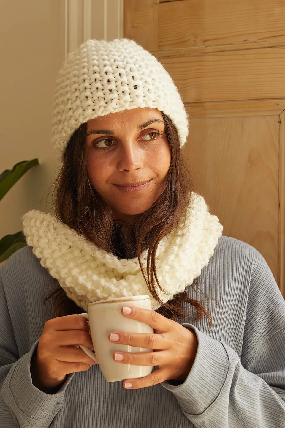 dmc-strickset-m-tze-snood-acryl-anf-nger-mit-nadeln image 1