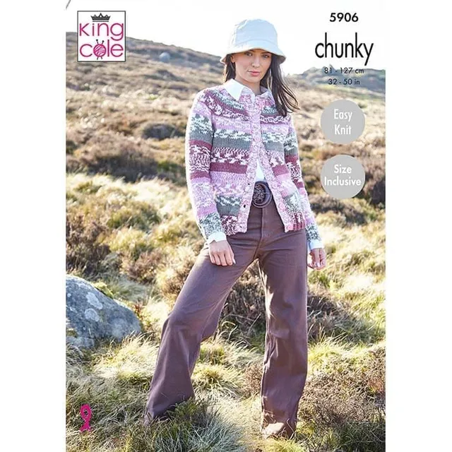 king-cole-patterns-5906-nordic-chunky-pullover-strickanleitung image 1