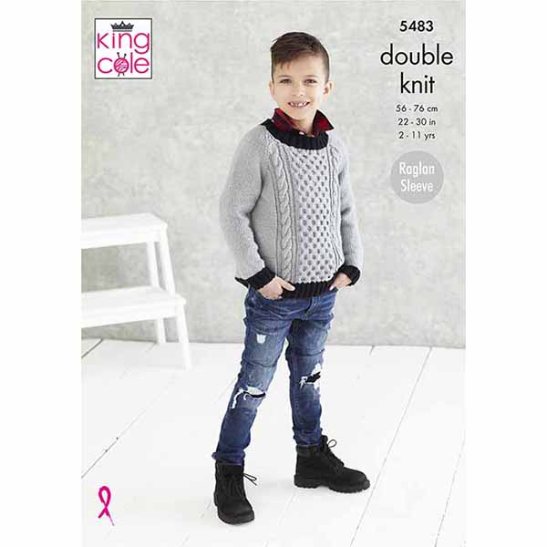king-cole-patterns-5483-pullover-strickanleitung-subtle-drifter-dk image 1