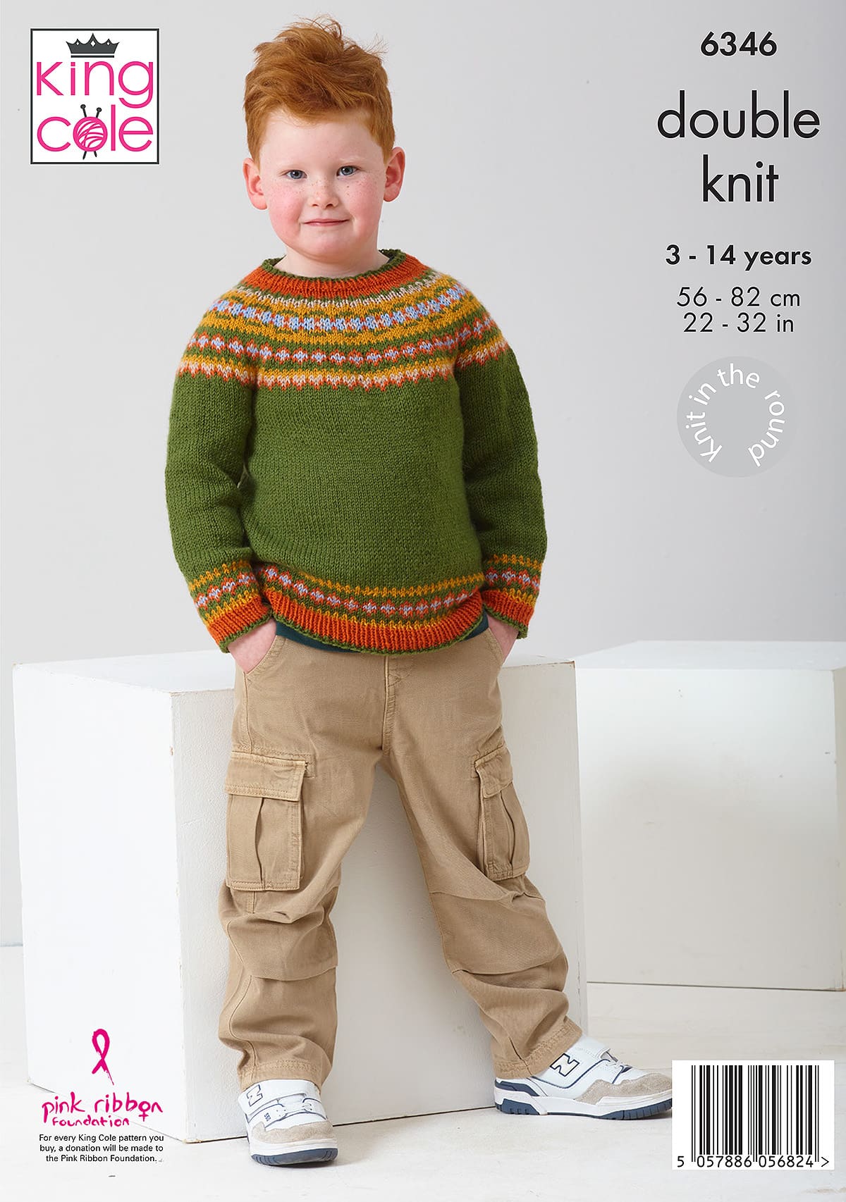 king-cole-6346-fairisle-pullover-strickanleitung-merino image 2