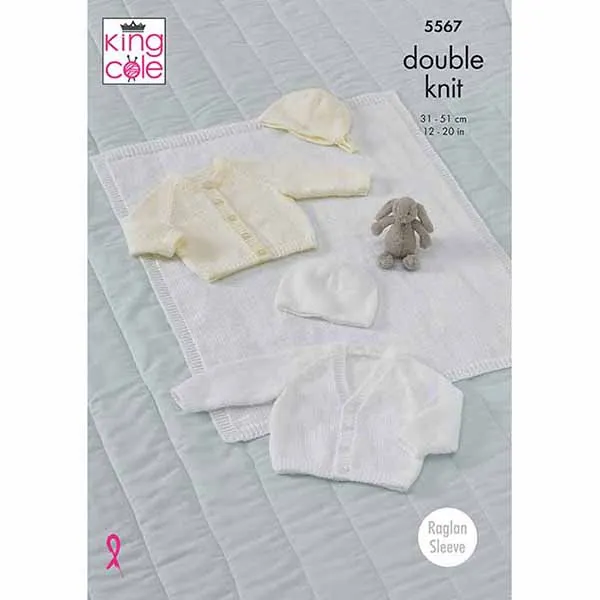 king-cole-patterns-5567-baby-set-strickanleitung-comfort-dk image 1