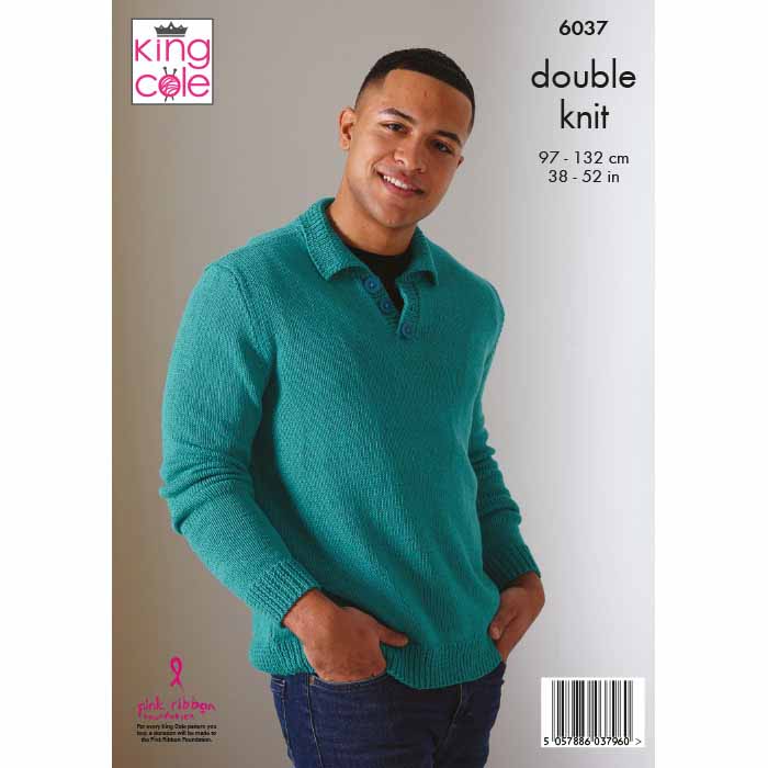king-cole-6037-strickanleitung-pullover-cottonsoft-dk-baumwolle image 2