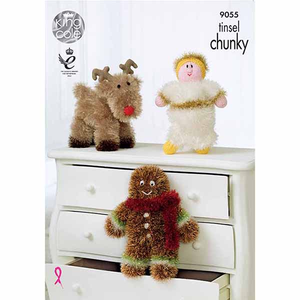 king-cole-patterns-9055-strickanleitung-tinsel-chunky-weihnachten image 1