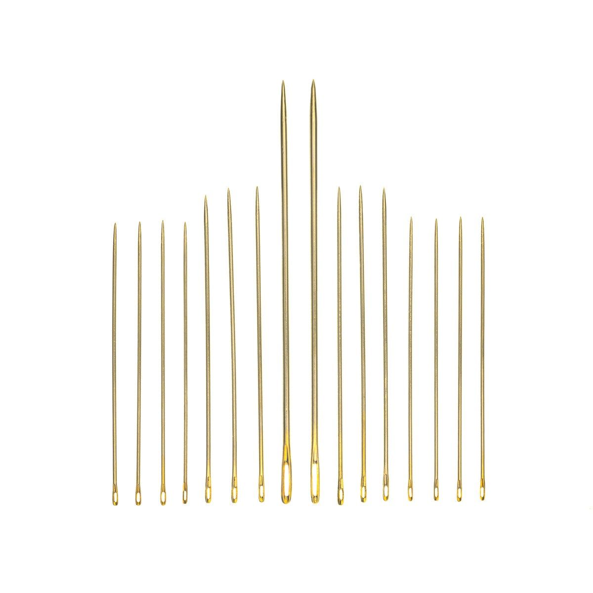 hobbii-sticknadeln-gr-e-3-9-spitz-16-st-ck-gold-hr image 1