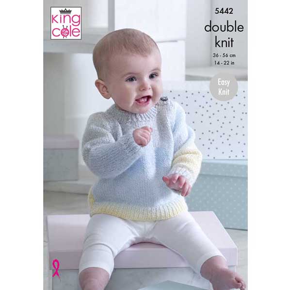 king-cole-5442-pullover-strickanleitung-melody-dk-damen image 1