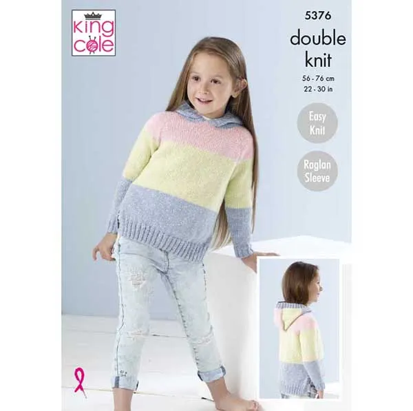 king-cole-patterns-5376-strickanleitung-cardigans-cotton-top-dk image 1