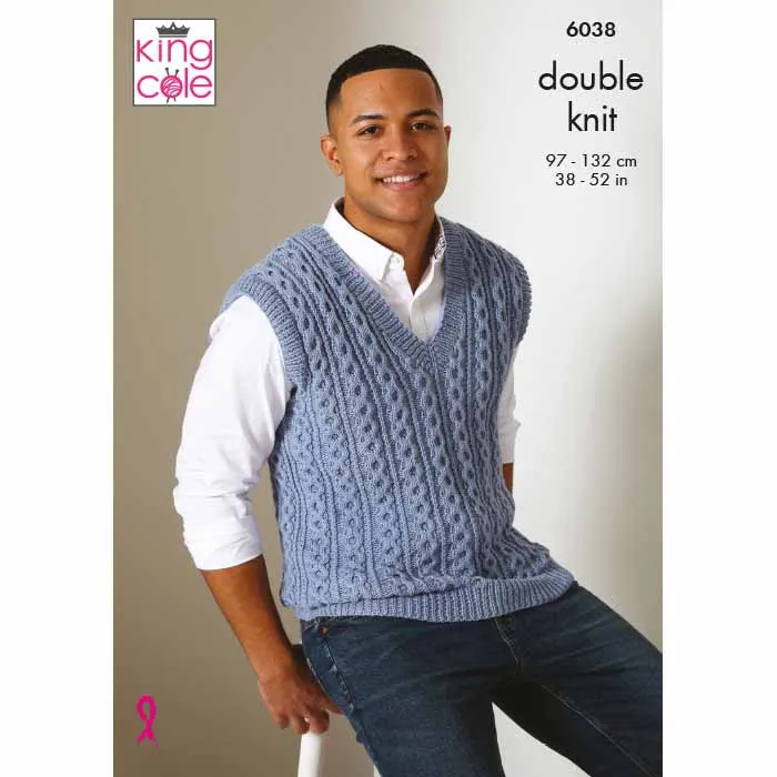 king-cole-6038-strickanleitung-weste-cottonsoft-dk image 1