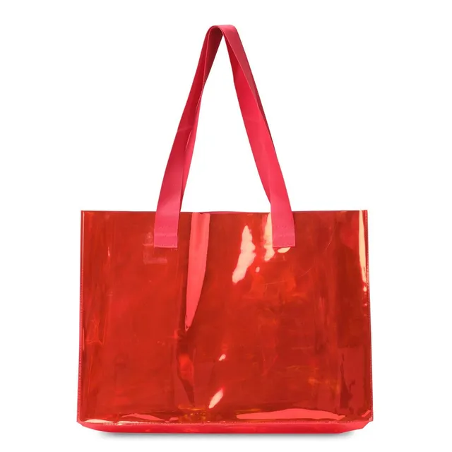 hobbii-clear-totebag-umh-ngetasche-rot-transparent image 1