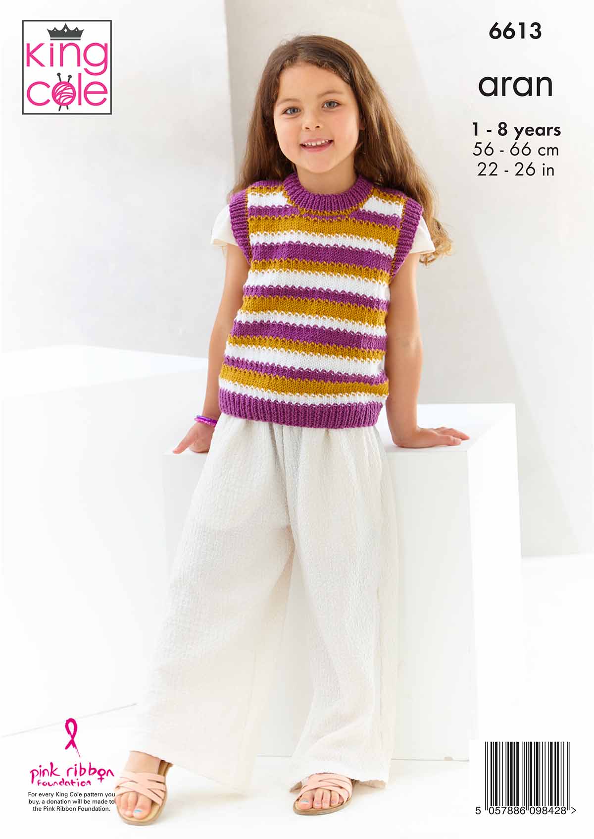 king-cole-6613-mantel-top-strickanleitung-cherished-aran image 2