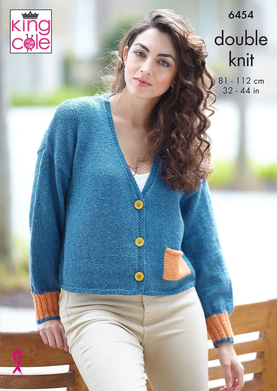 king-cole-patterns-6454-strickanleitung-v-ausschnitt-dk image 1