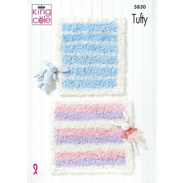 king-cole-5830-decken-strickanleitung-tufty image 1