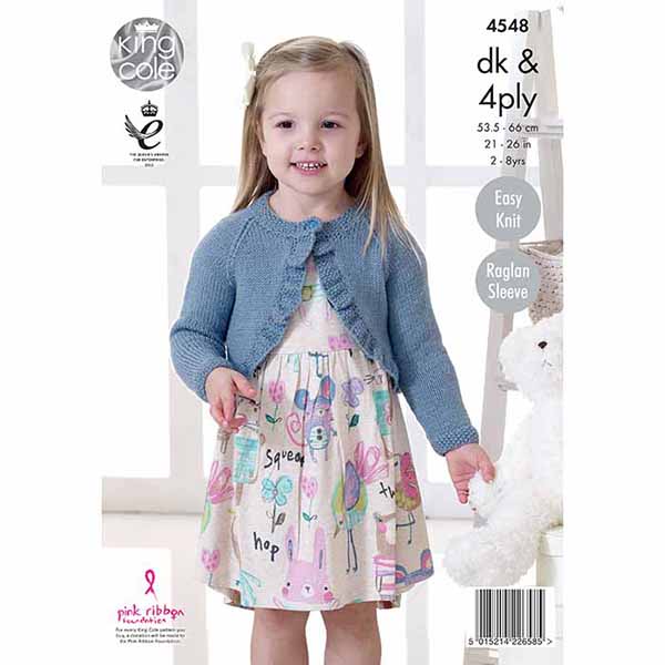 king-cole-patterns-4548-strickanleitung-boleros-comfort-dk image 2