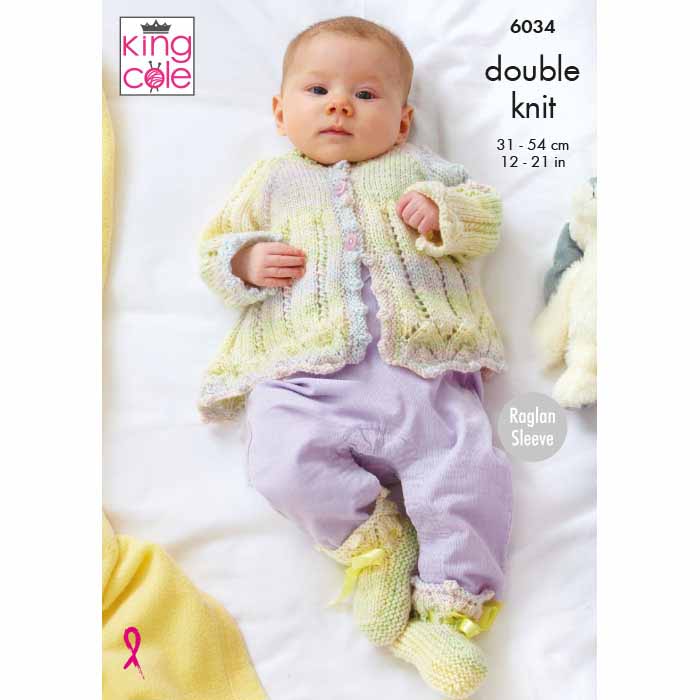king-cole-6034-strickanleitung-babyjacke-cutie-pie-dk image 1
