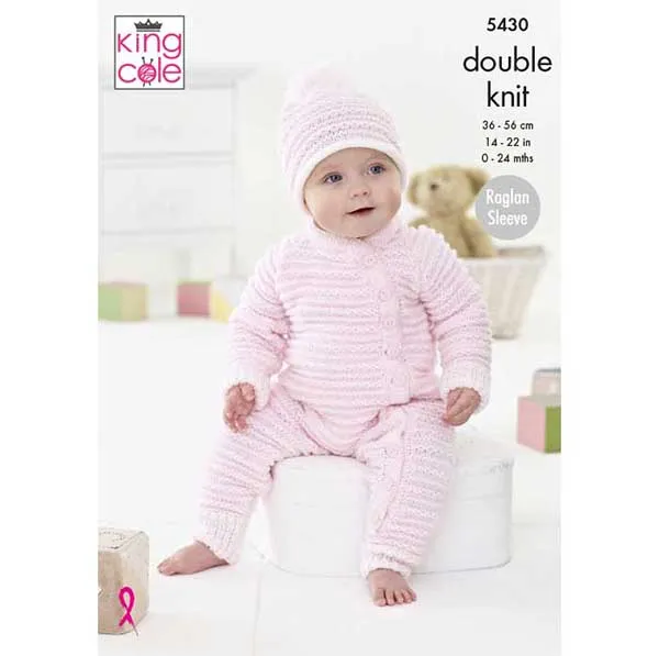 king-cole-patterns-5430-strickanleitung-baby-set-dk image 1
