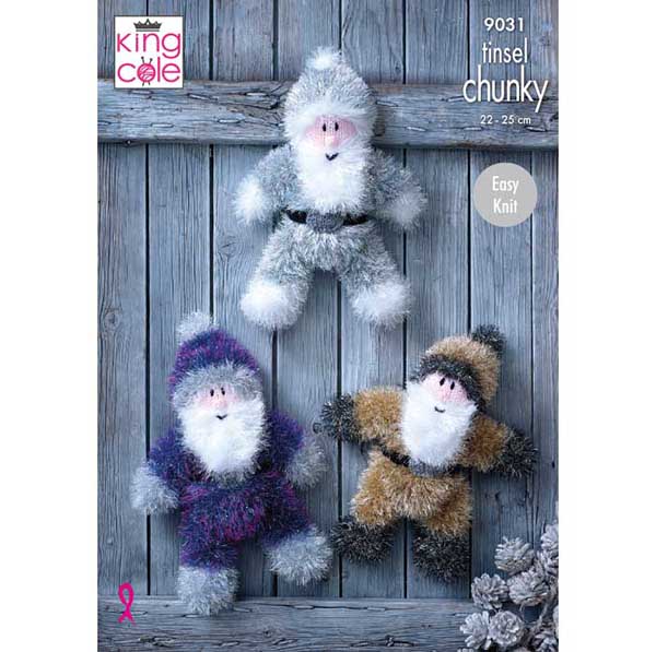 king-cole-patterns-9031-strickanleitung-santas-tinsel-chunky image 1