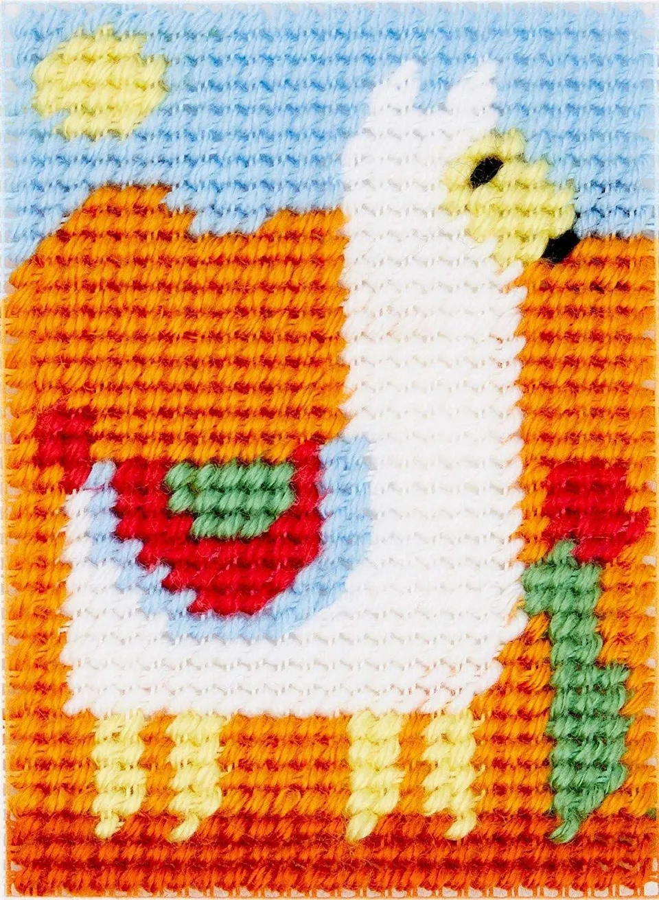 dmc-lama-gobelin-set-kinder-13x18cm-halber-kreuzstich image 1