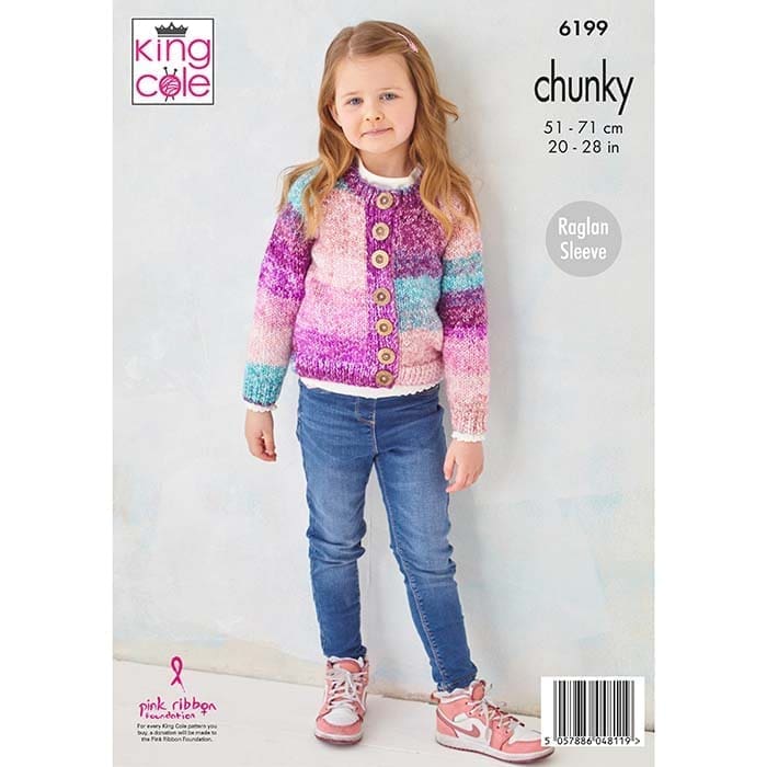 king-cole-patterns-6199-strickanleitung-cardigan-pullover-hedgerow image 2