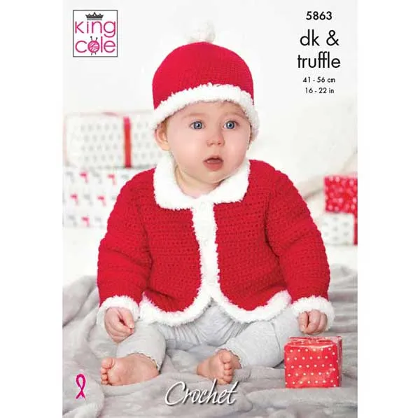 king-cole-patterns-5863-h-kelanleitung-weihnachtsjacke-m-tze-dk image 1