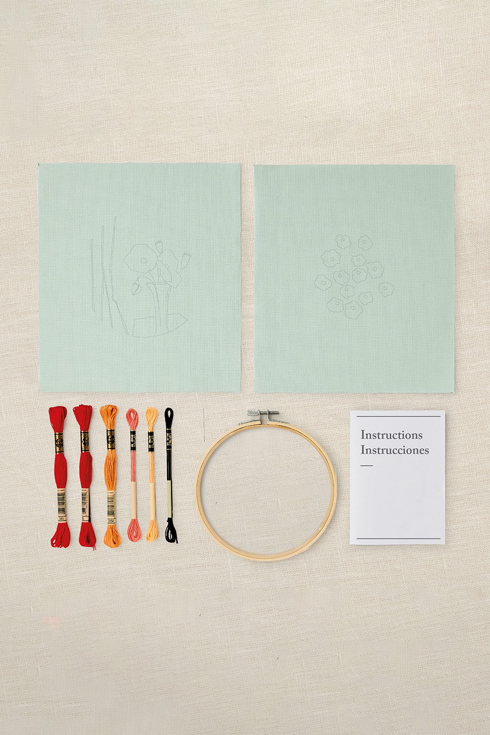 dmc-moulin-sp-cial-stickset-duo-mohnblumen-mit-rahmen image 4