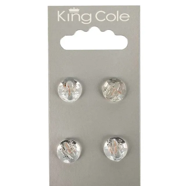 king-cole-haberdashery-domed-diamond-kn-pfe-klar-klein image 1