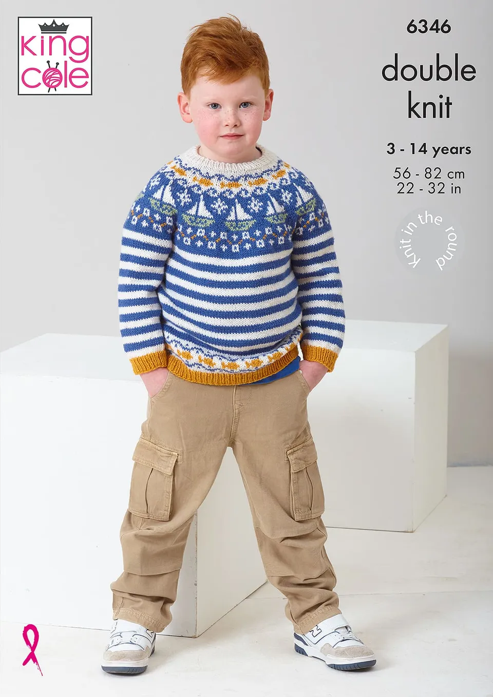 king-cole-6346-fairisle-pullover-strickanleitung-merino image 1