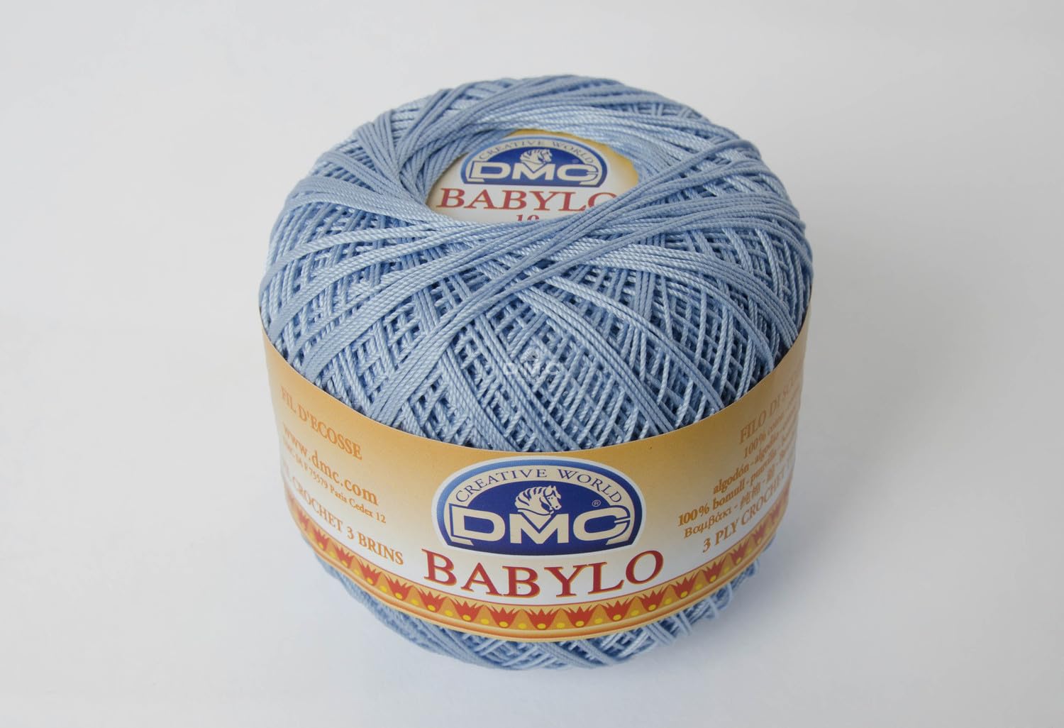 dmc-petra-babylo-nr-10-h-kelgarn-50g-farbe-3865-baumwolle image 6