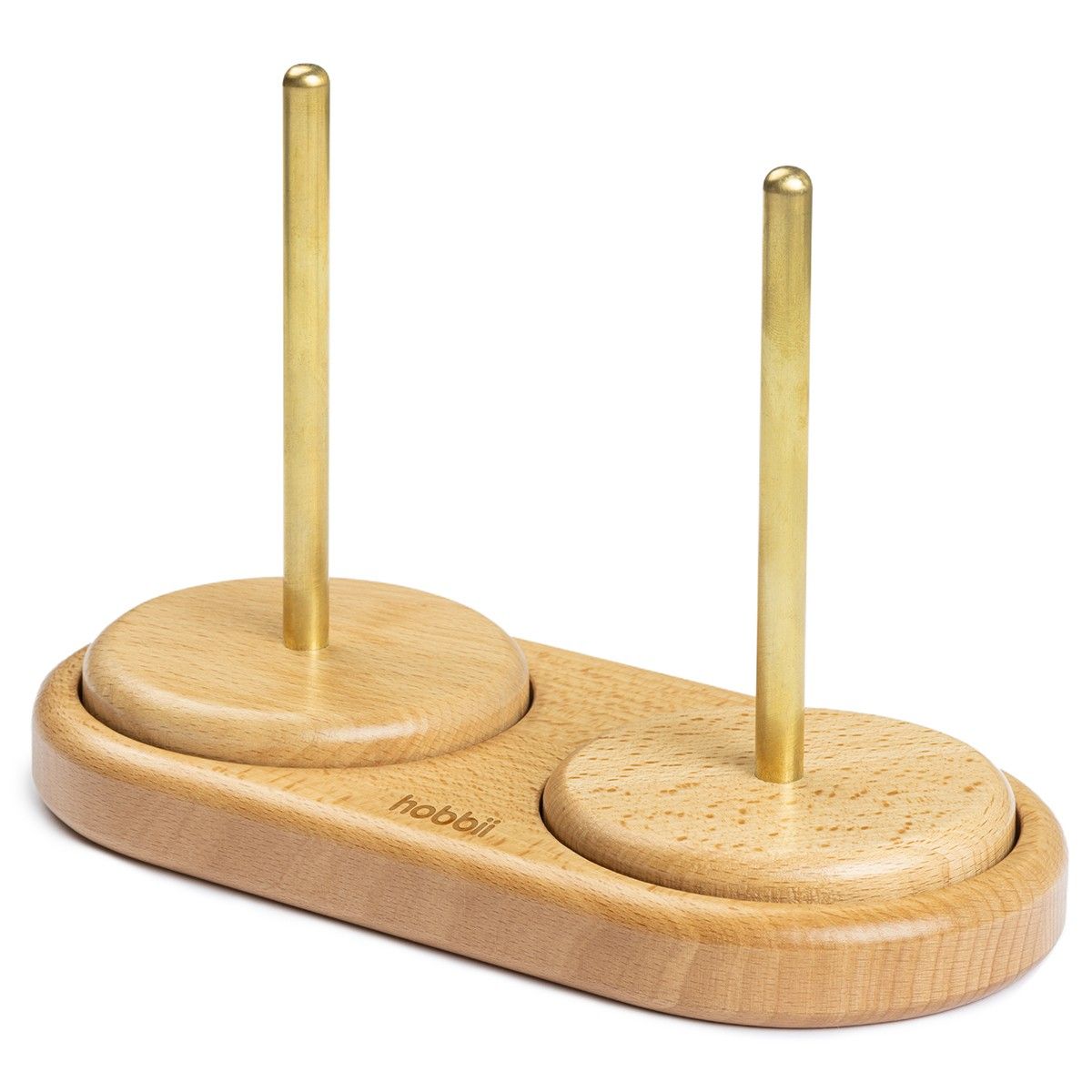 hobbii-duo-wollabwickler-holz-garnst-nder-f-r-2-kn-uel image 2