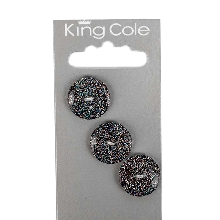king-cole-haberdashery-glitzerkn-pfe-rund-medium-glitzer-effekt image 1