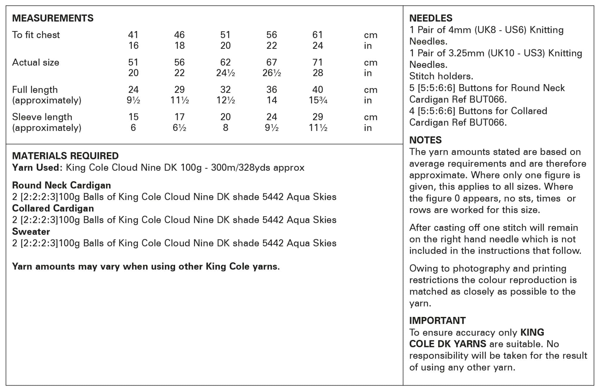 king-cole-6059-cardigans-pullover-strickanleitung-cloud-nine image 3