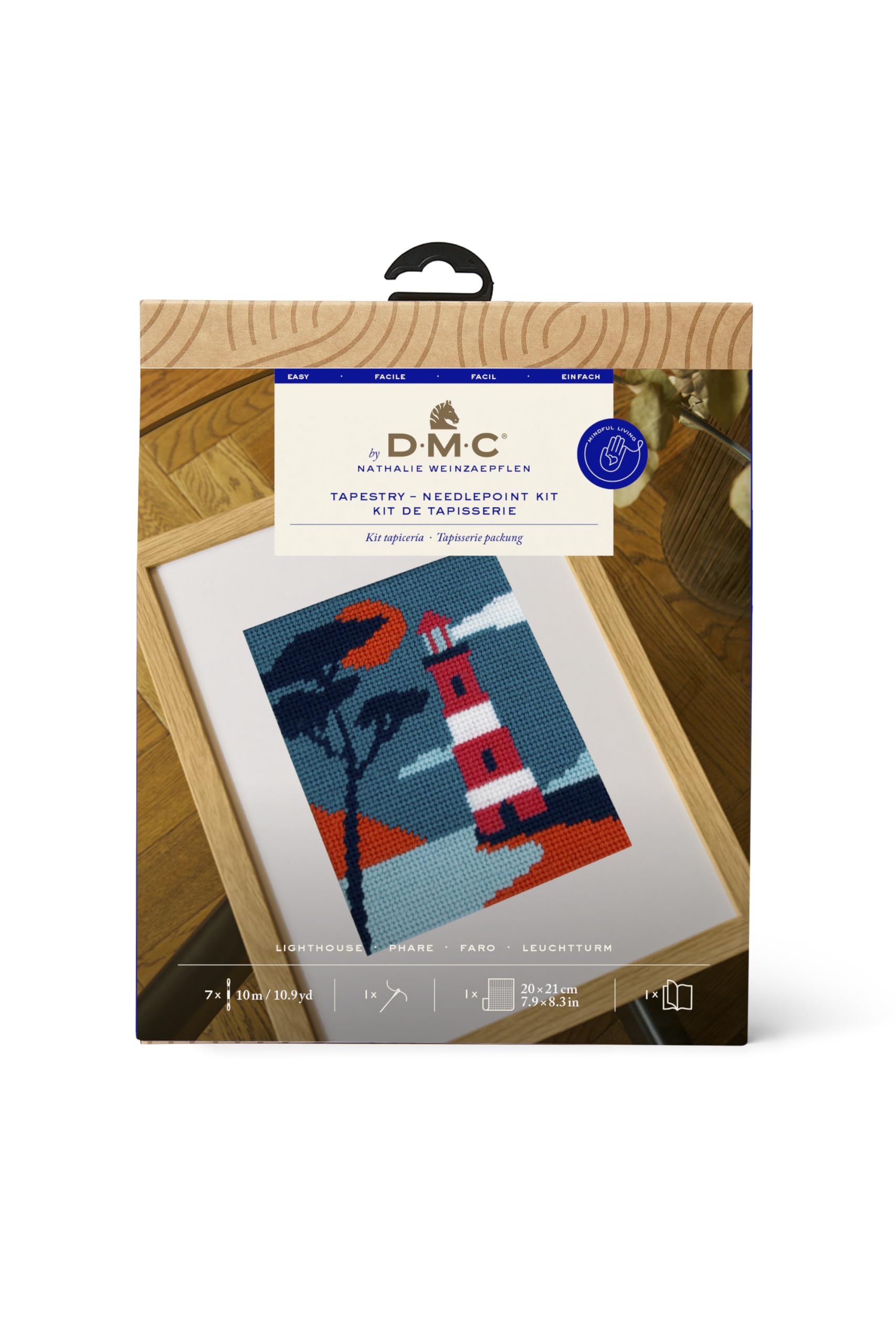 dmc-gobelinset-leuchtturm-einfach-nachtmotiv image 1