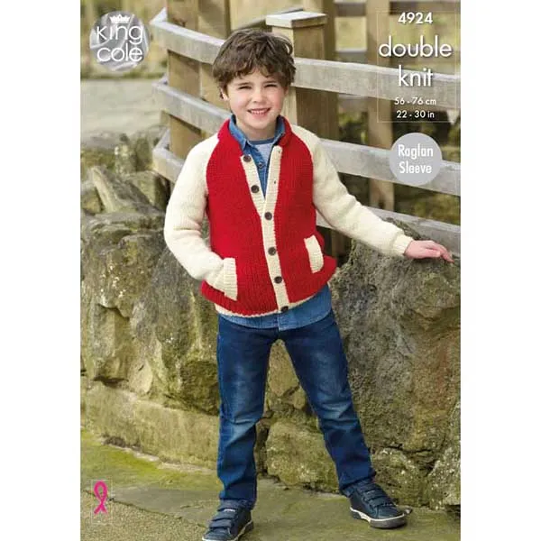 king-cole-4924-jacke-hoodie-strickanleitung-majestic-dk image 1