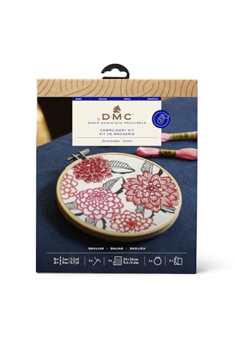 dmc-dahlias-stickset-blumen-mit-holzrahmen-14-5-cm image 6