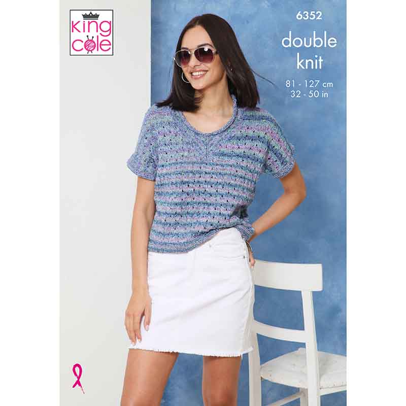 king-cole-6352-strickanleitung-tops-jamboree-dk-damen image 1